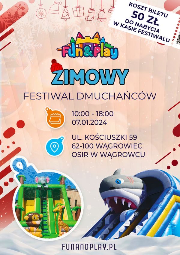 Plakat wydarzenia Zimowy Festiwal Dmuchańców