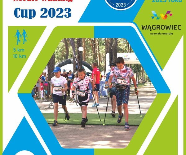 Plakat zawodów Nordic Walking Cup 2023