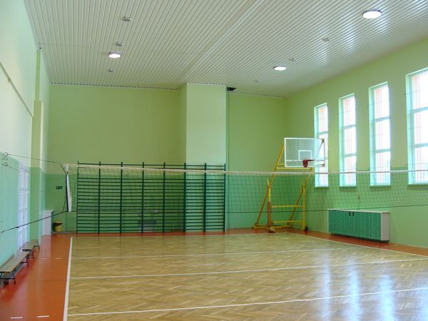 Sala gimnastyczna na terenie Ośrodka Sportu i Rekreacji w Wągrowcu